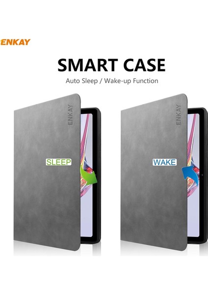 Galaxy Tab Için Enkay Akıllı Kılıf A7 10.4 2020 T500 / T505 Gri (Yurt Dışından) modelleri