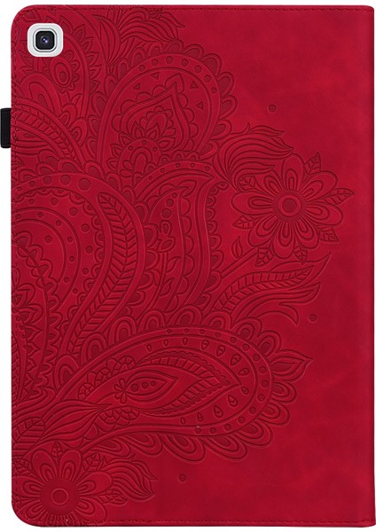 Samsung Galaxy Tab A7 T500 Tpu + Pu Kılıf Kırmızı (Yurt Dışından) fiyatları