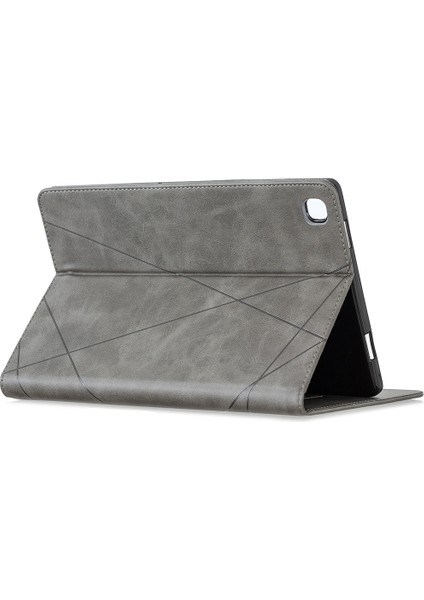 Samsung Galaxy Tab A7 10.4 (2020) Deri Kılıf Gri (Yurt Dışından)
