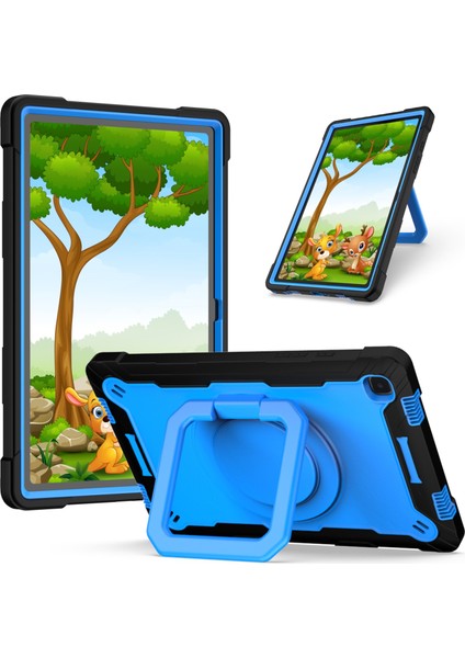 Samsung Galaxy Tab A7 10.4 (2020) T500 / T505 Pc Kılıfı Mavi (Yurt Dışından)