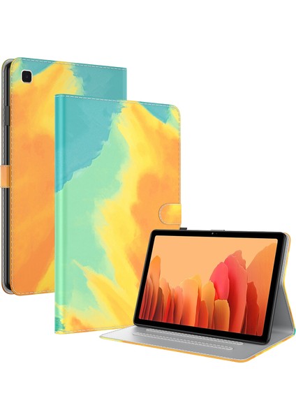 Samsung Galaxy Tab A7 10.4 2020 T500 / T505 Için Pu Kılıf Autumn Leaves (Yurt Dışından)