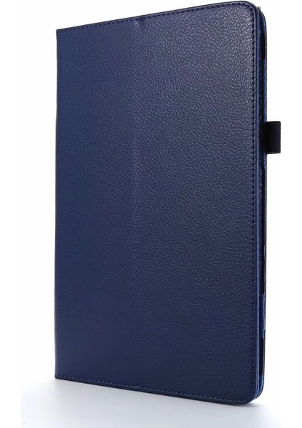 Samsung Galaxy Tab A7 10.4 (2020) T500 Deri Kılıf Koyu Mavi (Yurt Dışından)