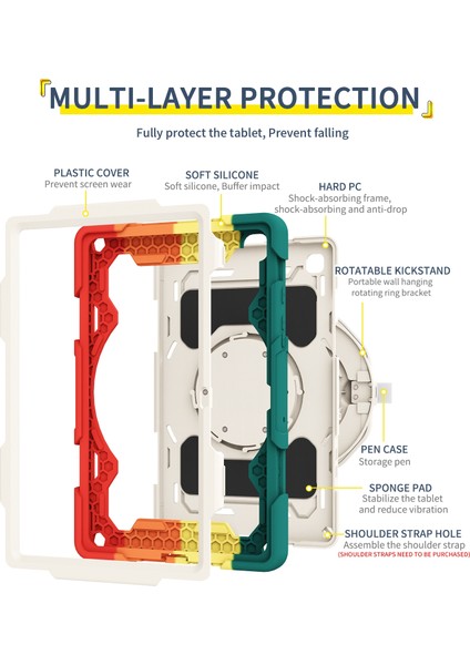 Kontrast Renkli Kılıf Samsung Galaxy Tab A7 10.4 T505 Siyah (Yurt Dışından) fiyatları