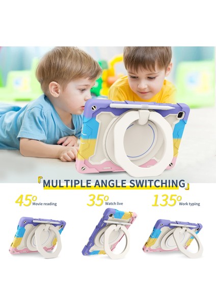 Kontrast Renkli Kılıf Samsung Galaxy Tab A7 10.4 T505 Siyah (Yurt Dışından) modelleri