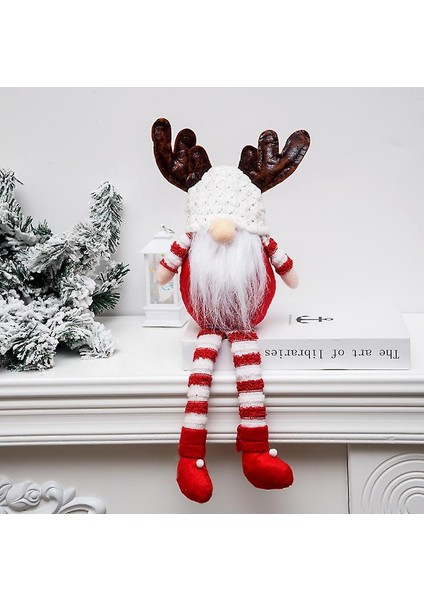 Noel Boynuzları Rudolph Elk Yüzsüz Yaşlı Adam Bebek Cüce Goblin Bebek Dekorasyon (Yurt Dışından) fırsatları