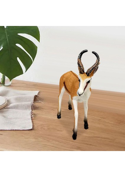 Antilop Springbok Geyik Figürinler Koleksiyonları 3 Yaş ve Üstü Kahverengi Için Minyatür