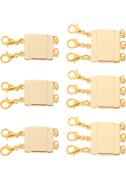 Kolye Katmanlama Toka Manyetik 2-3 Strands Ayırıcı Altın 6 Adet(Yurt Dışından) fiyatları