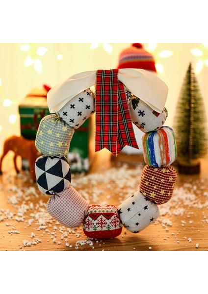 20 cm Kumaş Bez Çelenk Kapalı Ön Kapı Garland Dekorasyon Fotoğraf Sahne(Yurt Dışından) modelleri