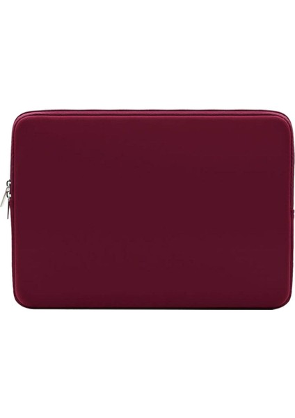 15 "dizüstü Dizüstü Bilgisayar Kol Çantası Taşıma Çantası Kapak F / Tablet Ultrabook Şarap Kırmızı
