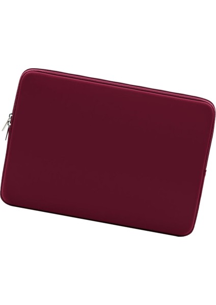 15 "dizüstü Dizüstü Bilgisayar Kol Çantası Taşıma Çantası Kapak F / Tablet Ultrabook Şarap Kırmızı fiyatları