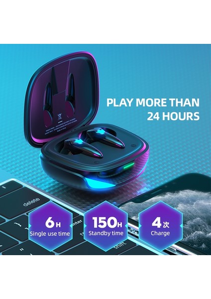 G10 Tws Oyunu Bluetooth Kulaklık Siyah (Yurt Dışından) modelleri