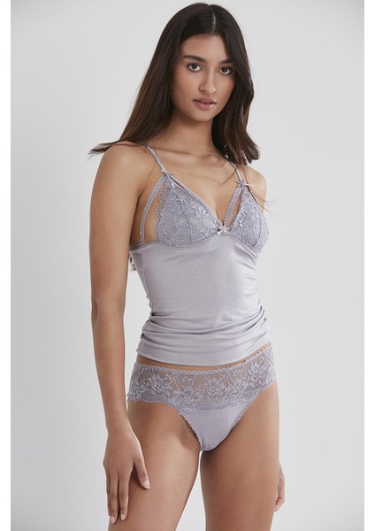 Kadın Dantelli Penye Atlet Külot / Kaşkorse Set - 375 Royal fiyatları