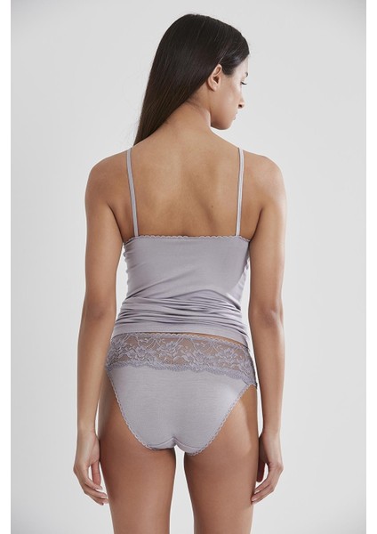 Kadın Dantelli Penye Atlet Külot / Kaşkorse Set - 375 Royal modelleri