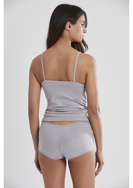 Kadın Dantelli Penye Atlet Külot / Kaşkorse Set - 332 Royal modelleri