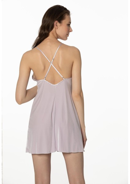 Kadın Kadife Saten Gecelik & Sabahlık Takım - 4040 Viola fırsatları