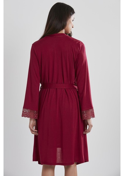 Kadın Penye Altılı Çeyiz Seti - 5025 Bordo modelleri