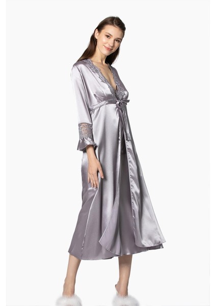 Kadın Saten Altılı Çeyiz Seti - 6025 Royal