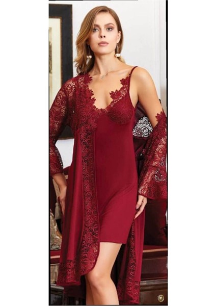 Kadın Koton Altılı Çeyiz Seti 800 Bordo fiyatları