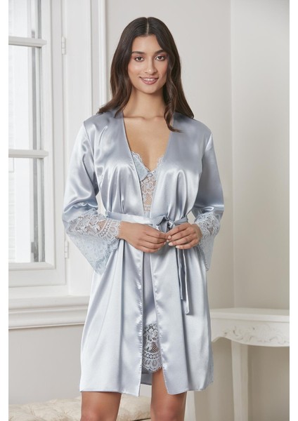 Saten Altılı Çeyiz Seti - 6015 Mist