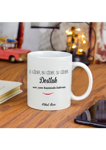 Isme Özel Kupa Bardak - Dostluk modelleri