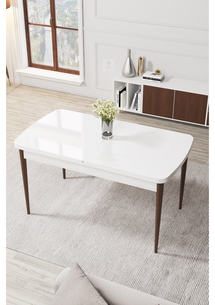 Concept Par Serisi, 70 x 114 Cm, Açılabilir Mdf Mutfak Masası, Yemek Masası