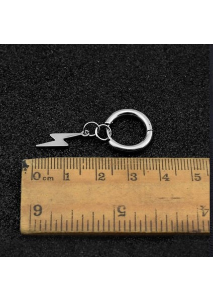 Erkek Gümüş Sallantılı Şimşek Çelik Küpe fiyatları