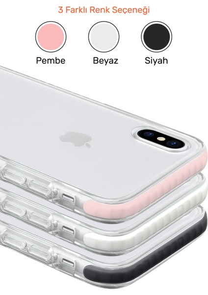 Apple iPhone 12 Beyaz Impact Smile 2 Premium Telefon Kılıfı