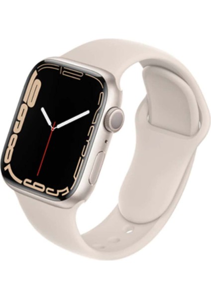 Silikon Apple Watch Kayışı 38 /40MM Açık Mor