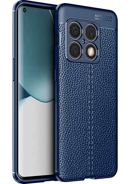 Oneplus 10 Pro 5g Litchi Doku Tpu Telefon Kılıfı Mavi (Yurt Dışından) fiyatları