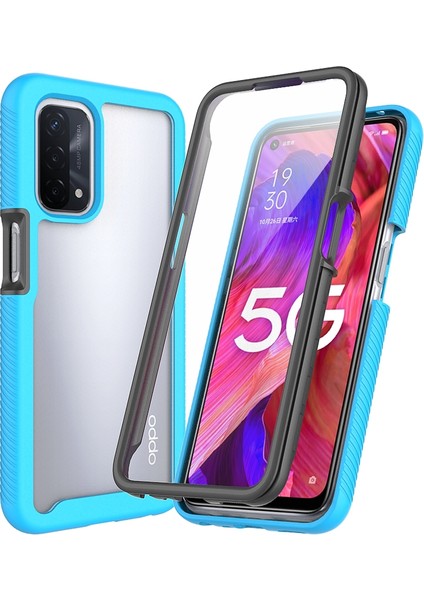 Oppo A54 5g / A74 5g / A93 5g / Oneplus Nord N200 5g Pc + Tpu Kılıfı Gökyüzü Mavi (Yurt Dışından)