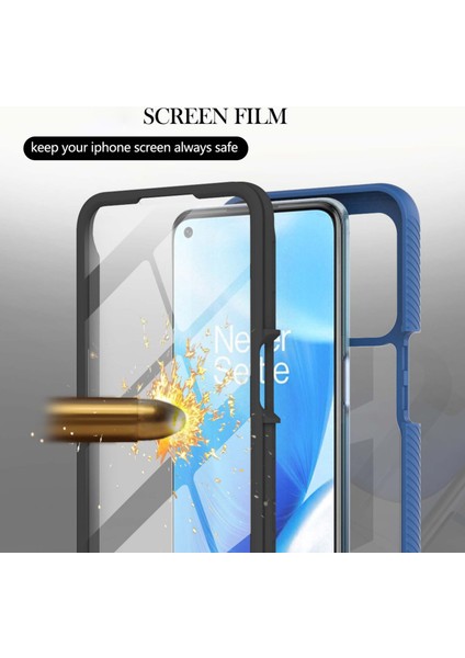Oppo A54 5g / A74 5g / A93 5g / Oneplus Nord N200 5g Pc + Tpu Kılıfı Gökyüzü Mavi (Yurt Dışından) modelleri