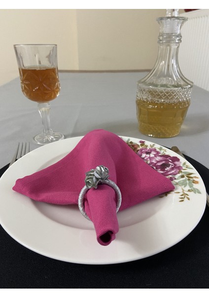 Sıvıya Dayanıklı Servis Peçetesi Gül Kurusu 35 x 35 & Yüzük fiyatları