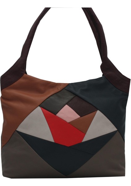 Kadın Deri El Işçiliği Omuz Çantası