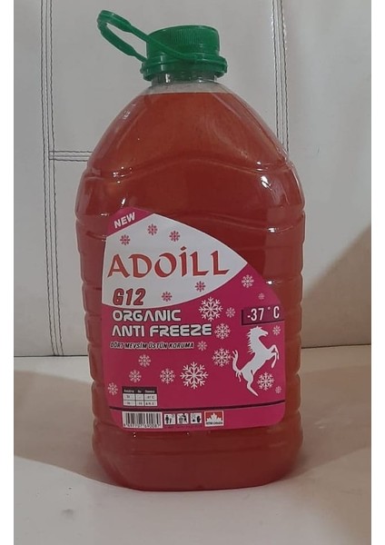 Kırmızı Antifiriz G12 Organik 3lt -37 Derece Antifiriz 2022 Üretim