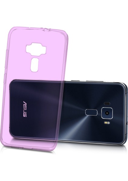 Asus Zenfone 3 5.2" Kılıf Soft Silikon Pembe Arka Kapak
