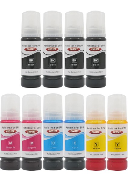 103 L1210 L1250 L3210 L3211 Uyumlu Muadil Mürekkep 70ML 10 Adet