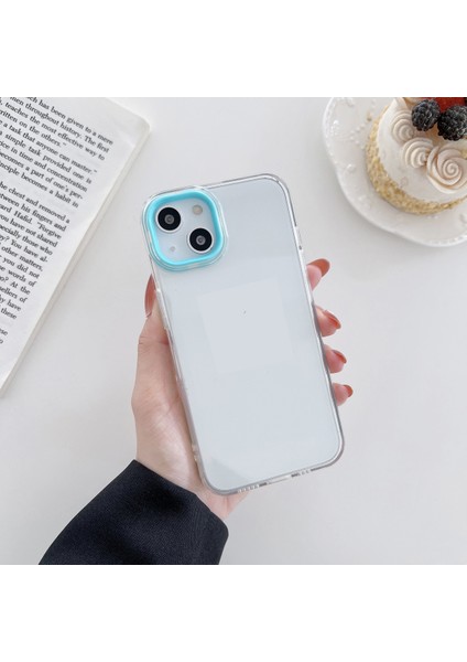 iPhone 13 Pro Için Lens Çerçeveli Şeffaf Tpu Telefon Kılıfı (Yurt Dışından)