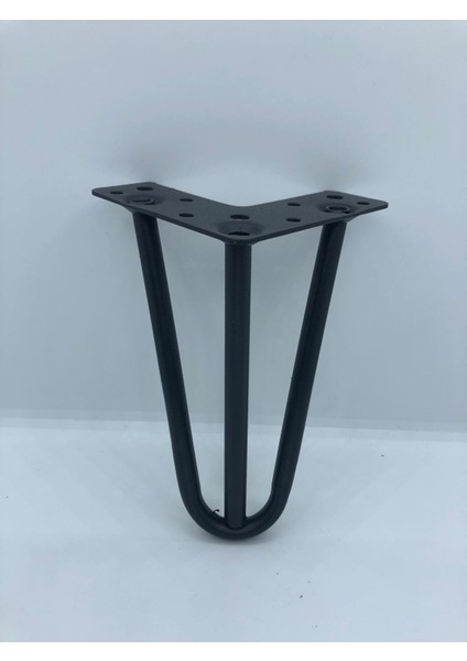 Metal, 3 Mil 15*10*10 Siyah Koltuk, Mobilya Ayağı (4 Adet)