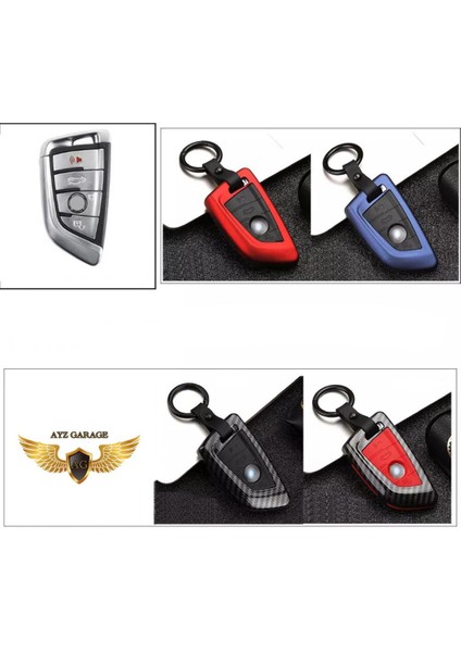 Bmw Kadife - Kırmızı Anahtar Kılıfı (4 Tuşlu) modelleri