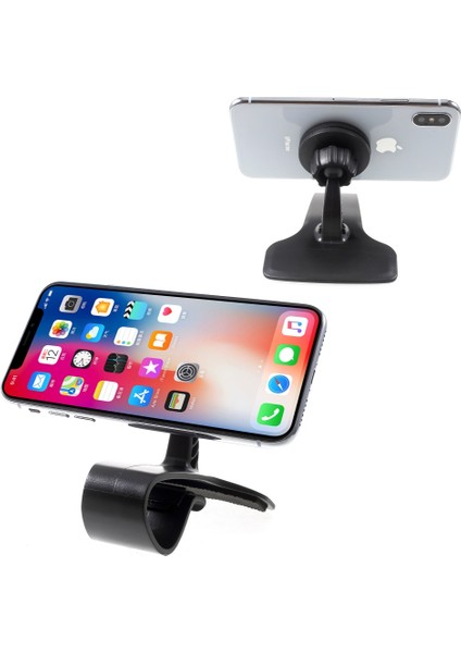 Montaj 360-DERECE Rotasyon Standart Manyetik Vantuzlu Araba Telefon Tutucu (Yurt Dışından)