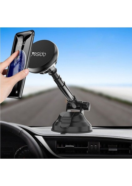 C41 Standart Otomatik Vantuzlu Telefon Tutucu 4-7 Inç (Yurt Dışından)