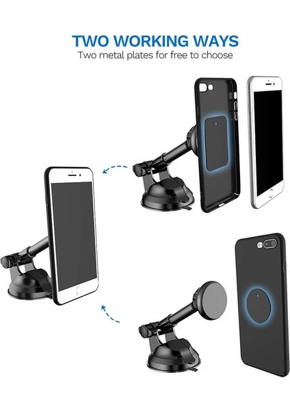 Standart Manyetik Vantuzlu Araba Telefon Tutucu (Yurt Dışından) modelleri