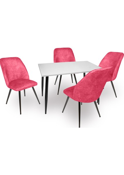 Manolya - Nilüfer Esb Mutfak Masa Takımı - Bordo fiyatları