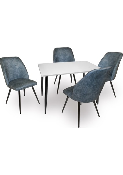 Manolya - Nilüfer Esb Mutfak Masa Takımı - Bordo modelleri