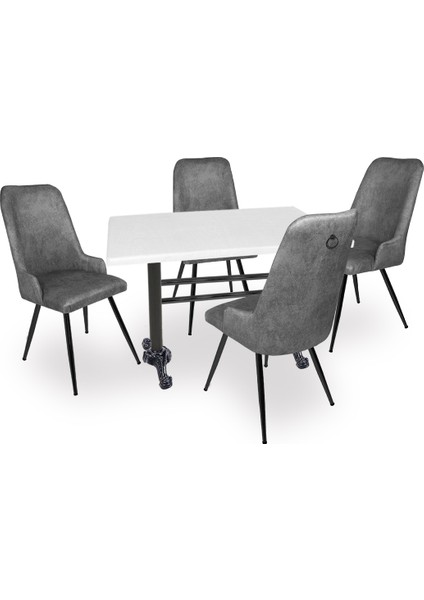 Çipa Werzalit-Çırağan Mutfak Masa Takımı - Füme