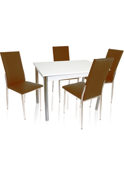 Akasya Gözde Mutfak Masa Takımı (Kumaş) - Siyah modelleri