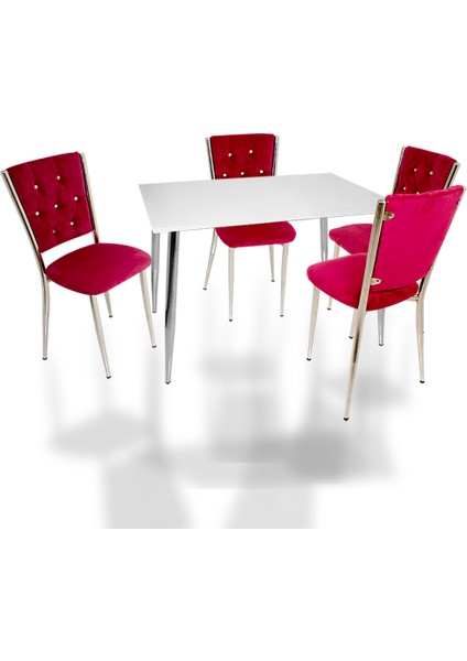 Manolya Kapitoneli Mutfak Masa Takımı (Kumaş) - Yeşil fırsatları