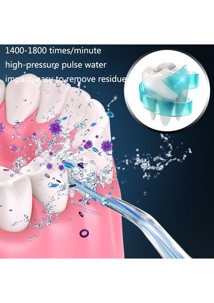 6886 Taşınabilir Dental Flusher, Bant Genişliği: 8 Kafa Pembe (Yurt Dışından)