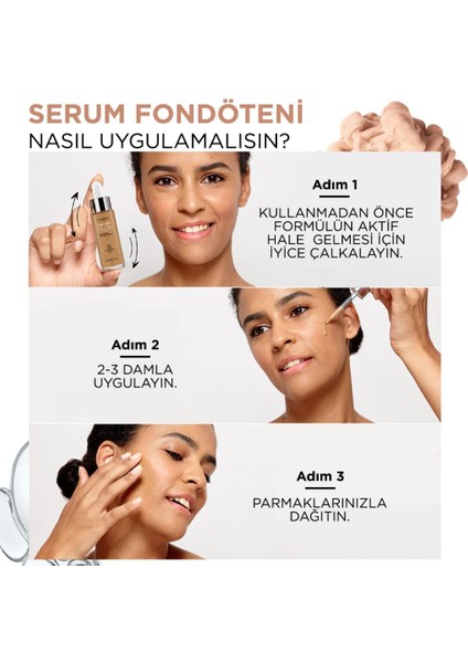 L'Oréal Paris Loreal Paris True Match Nude Serum Fondöten 2-3 Light