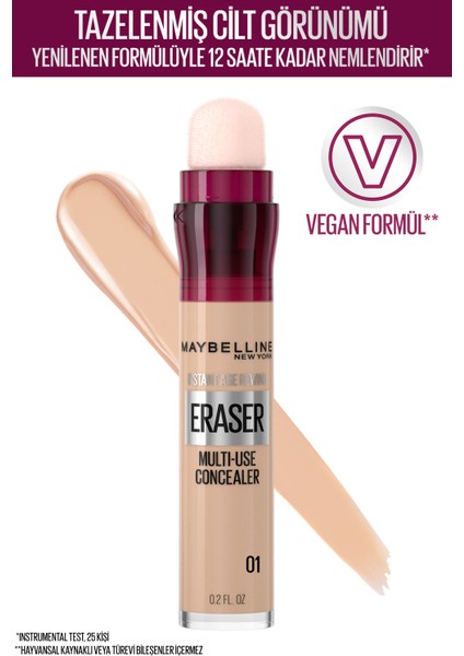 Instant Anti Age Eraser Kapatıcı - 01 Light Concealer